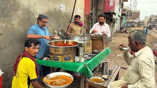 ONLY RS 50/- CHEAP GOGA DESI MURGH CHANAY BREAKFAST | ANDA CHANAY | STREET FOOD PAKISTAN