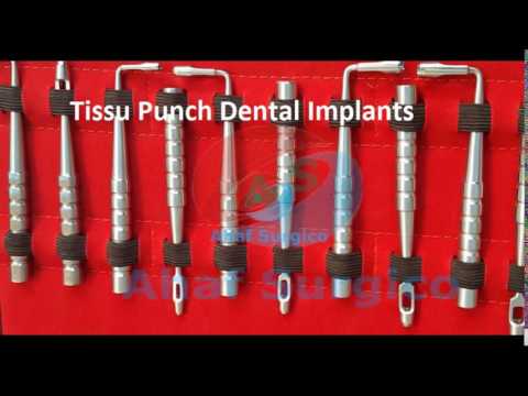Tissue Punch Straight Curved Dental