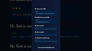 Best JS Snippets #javascript #js #coding #snippet devtools99 #devtips #devtricks