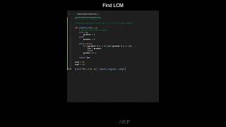 Find LCM in Python | Python Examples | Python Coding Tutorial | Python Coding Interview #Python