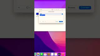 Connecting network share to Mac OS