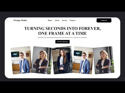 Build a Stunning Hero Section With React JS and CSS | React Tutorial For Beginners