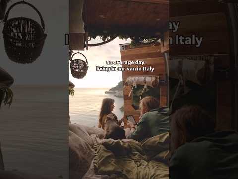 An Average Day of Van Life in Italy 🌿🚌 #slowliving #offgrid #vanlife
