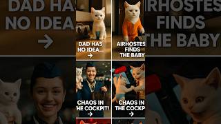 ✈️ Baby Kitten Hijacks a Plane?! | Dad Arrested at Airport 😱🐾 | Emotional & Funny Short :