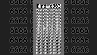 Find the 6363 Number game #mathgame #mathametics #numberpuzzle #shortvideos #numerology #numbers #gk