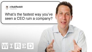 CEO Answers Startup Questions | Tech Support | WIRED