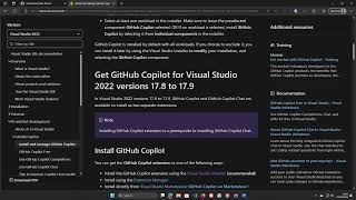 Install GitHub Copilot into Visual Studio 2022