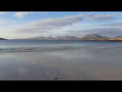 Luskentyre Beach in the isle of harris - 4k ultra hd resolution