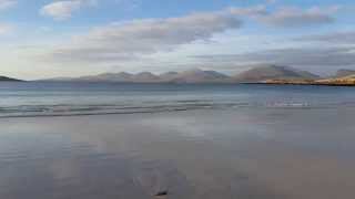 Luskentyre Beach in the isle of harris - 4k ultra hd resolution