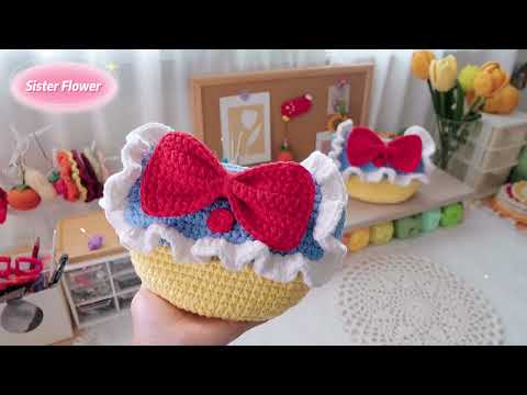 Snow White bag, hand-woven