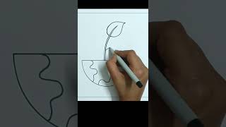 World Earth Day Drawing | World Earth Day Poster Drawing Easy | Tree Save Earth Drawing #shorts