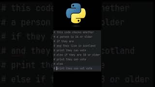 Python Conditions if, else, elif, and, or #pythonforbeginners