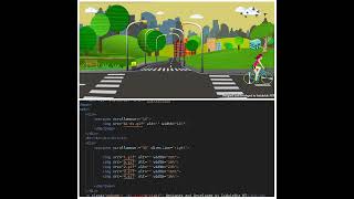 html cartoon animation #html #css #vscode #coder #cartoon #animation #js #codergirl #developer
