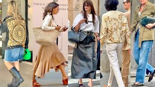 ☀️SPRING SUMMER 2025 FASHION TRENDS 💛ITALIAN MAY STREET STYLE & MILAN SHOPPING WALK #vanityfair