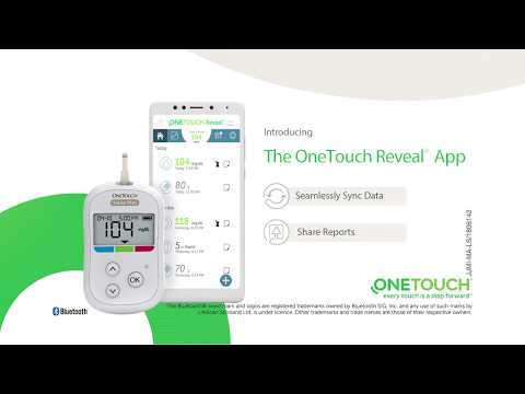 OneTouch Verio Flex with OneTouch Reveal App - Sync and share data easlily
