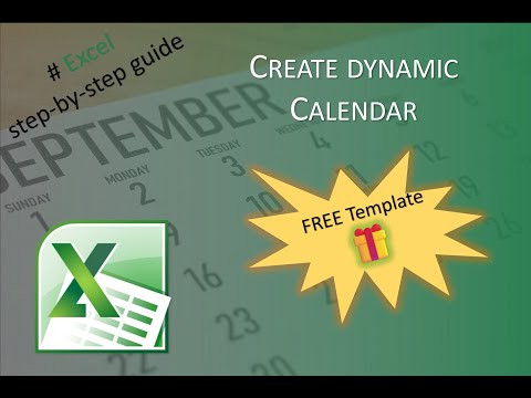 Level Up Your Spreadsheets: Create Dynamic Calendars in Excel with Formulas!
