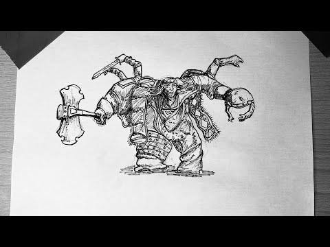 How To Draw Godrick The Grafted (Elden Ring Boss)