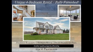 Rare 4-Bedroom Rental Home - Fully Furnished!