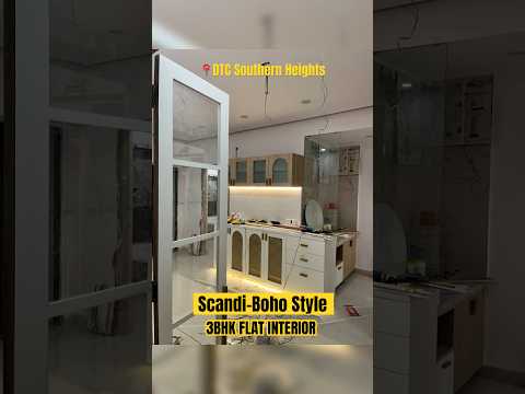 Where simplicity meets elegance| 3BHK flat Design | Scandi-Boho Style