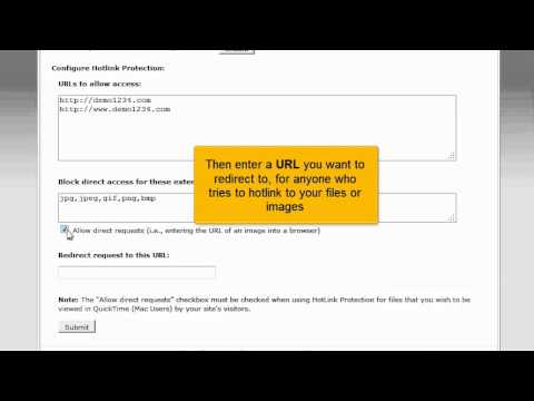 How to setup Hotlink protection in cPanel ?