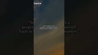 Overloading yourself leads to burnout 🍁 #code #quotes #motivation #youtubeshorts #peace #background