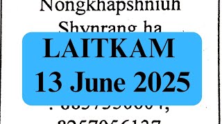 KHUBOR LAITKAM 13 JUNE 2025 #ShillongJobs #MeghalayaVacancy #JobAlertIndia #NortheastJobs