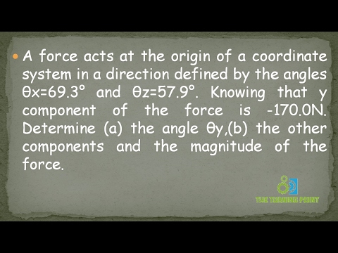 Spatial Force System Problem 2