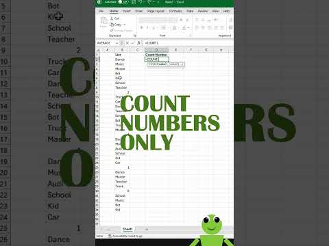 count function in excel you must know