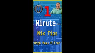 1 Minute Mix Tips - High Pass Filter | Studio M Mastering #shorts