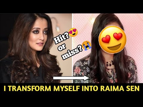 Raima Sen Inspired makeup look | Smokey eyes look | The Beginner Girl