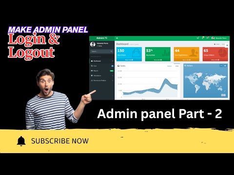 Admin Panel Login & Logout System | Full Tutorial for Beginners (HTML, PHP, MySQL)