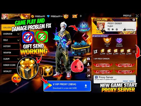 HOW TO DOWNLOAD PROXY SERVER IN FREE FIRE, HOW TO USE PROXY SERVER IN FREE FIRE! 💯😱🔥