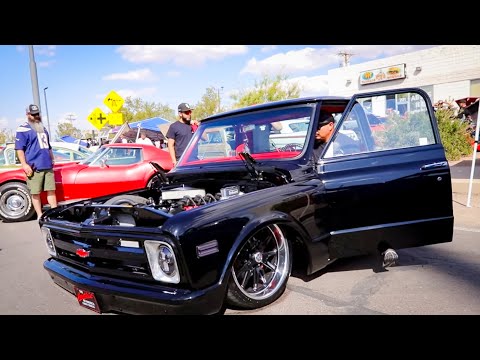Checking out the Chuco town style car show in Anthony, New Mexico