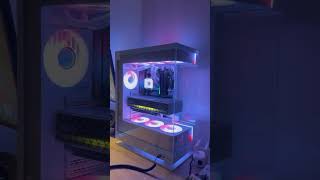 Evolv X2 White & Balck PC Build #gaming #pcbuild #shorts