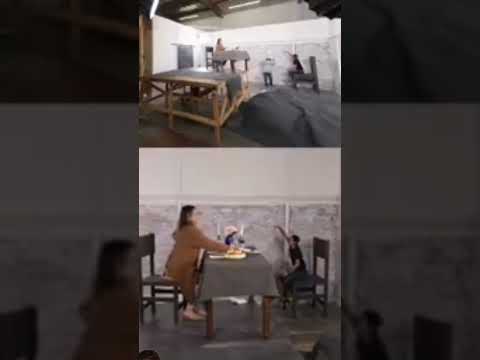 Behind the scenes 😂#funny #zachking #comedy #illusionist #parkour