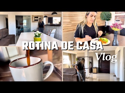 VLOG | ROTINA DE DONA DE CASA | limpeza, alimentação e organização do lar