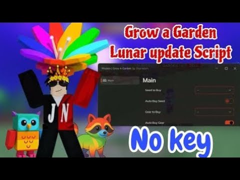 [🌙]Grow a Garden Script🍄‍🟫 | Owl Raccoon and Moon Blossom Seed Script Hack | Auto Plant Auto Buy etc