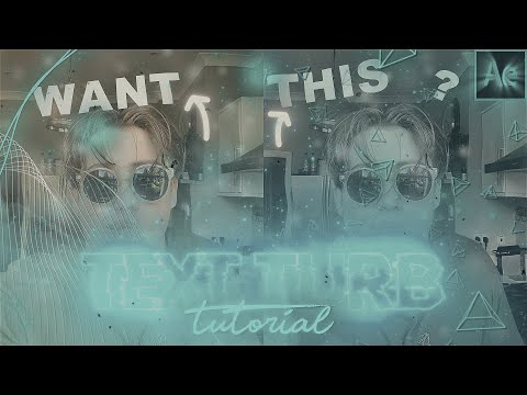 turb text || after effects