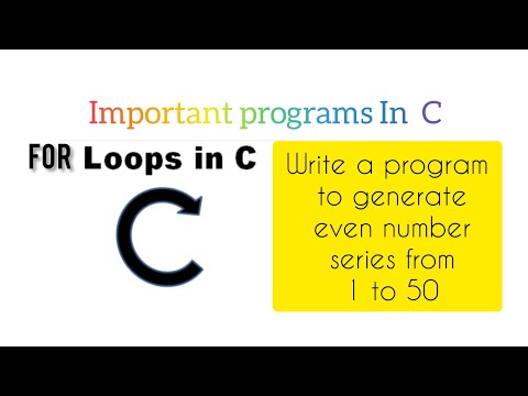 for loop example program| How to use for loop| loops in C language