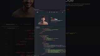 Portfolio💛🔥#shorts #viral #coding #coder #webdevelopment #html #javascript