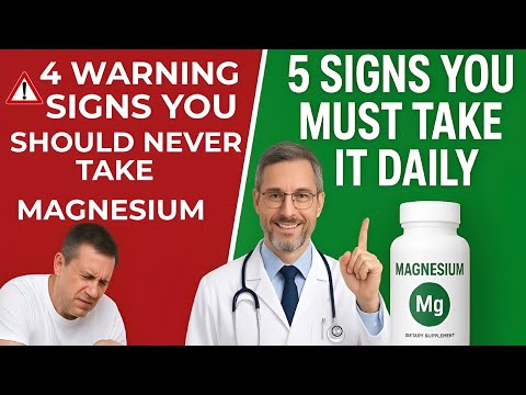 Don’t Take Magnesium Until You Watch This! | Senior Health Tips 2025