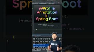 Profile Annotation In Spring ✅ #javaprogramming #springboot