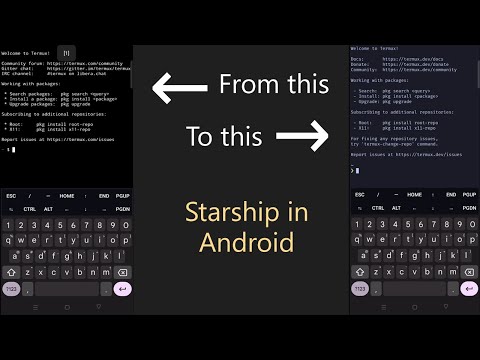 Starship installation in android | Termux installation in android.
