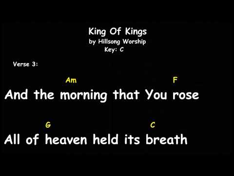 King Of Kings by Hillsong Worship Chords and Lyrics | Instrumental