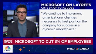 Microsoft to cut 3% of employees