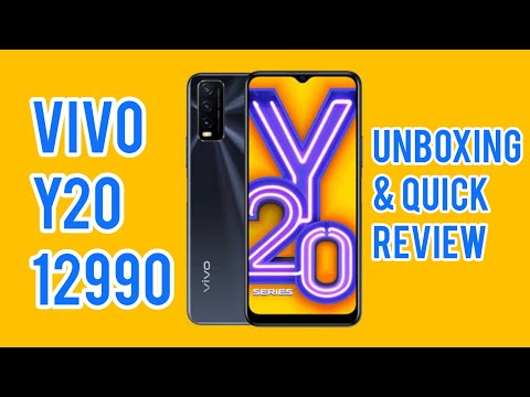 Vivo y20 12990/- unboxing & quick review