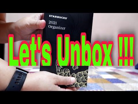 unboxing 2021 STARBUCKS organizer #starbucks #starbucksreserve #starbucksorganizer #unboxing