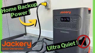 Home Backup Power | Jackery Solar Generator 5000 Plus | Install + Review