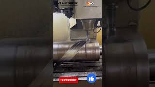 4 Axis rotary work #camsoftware