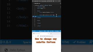 Change your website Favicon in just a seconds #shorts #viralvideo #trending